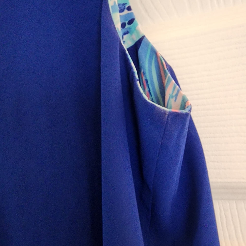 Vibrant Blue and Pink Women's Top - Picture 6 of 10
